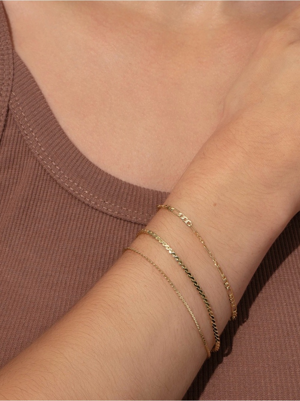 Uncommon James mini gilded bracelet